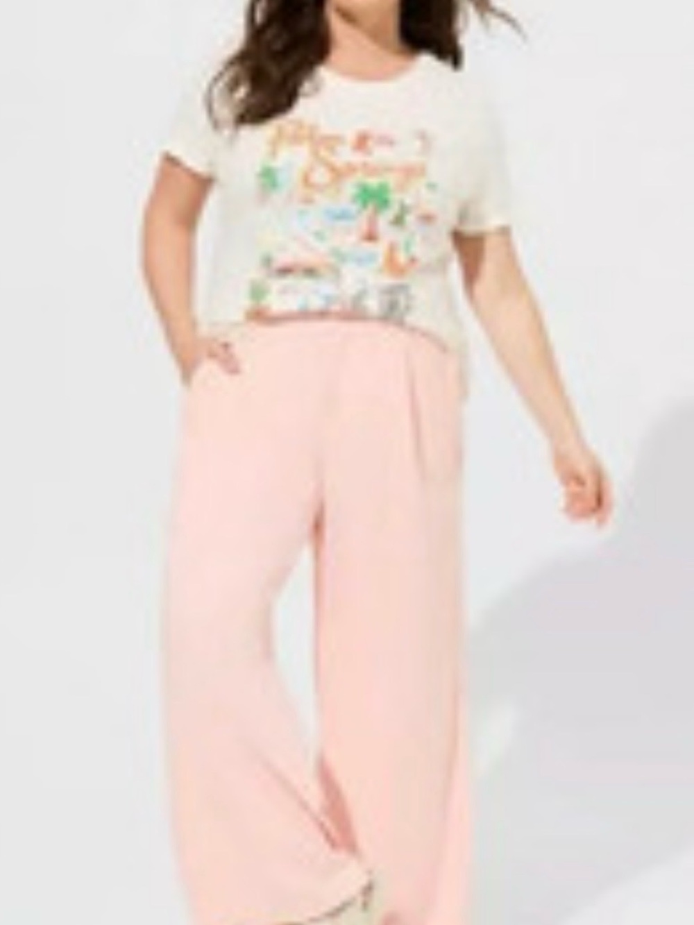 torrid Pink Wide Leg Pants